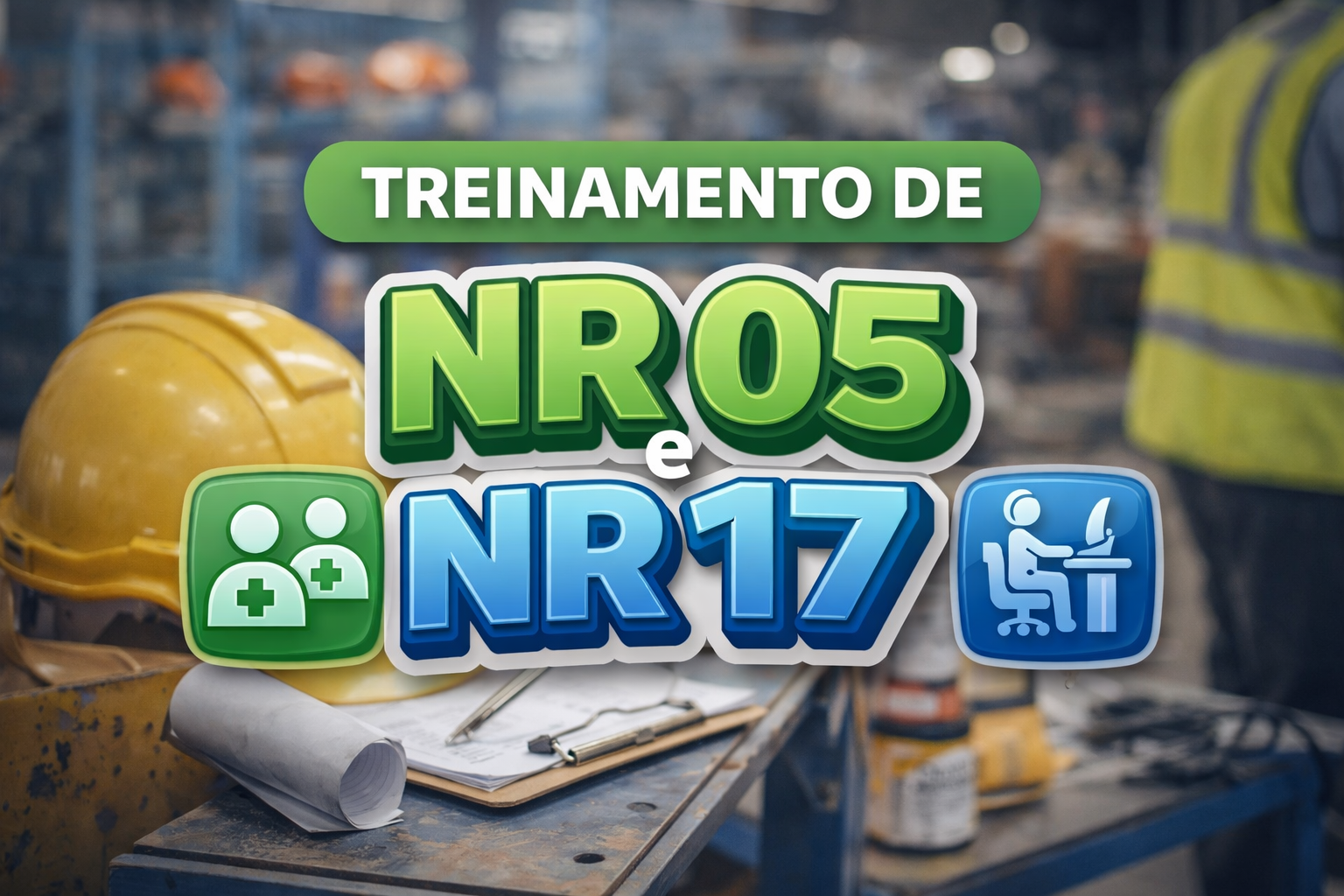 Combo NR 05 (Designado CIPA) e NR 17 (Ergonomia)